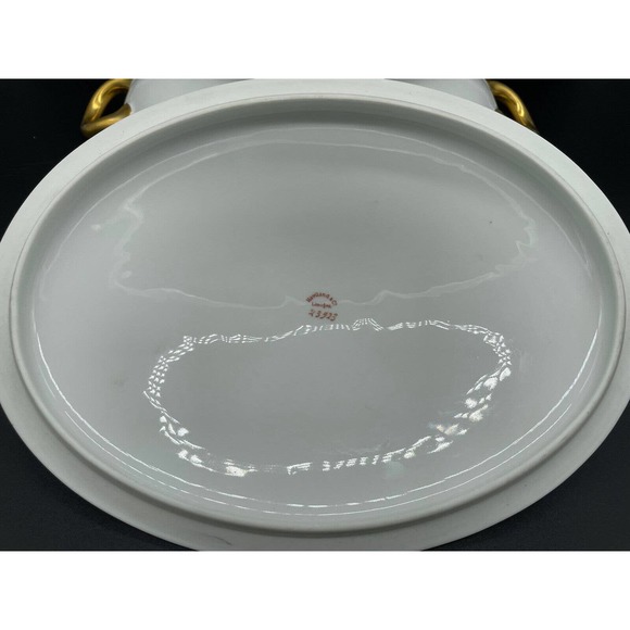 Haviland And Co. Limoges Covered Vegetable Bowl 9 1/2" Soup Tureen Casserole - Picture 12 of 13